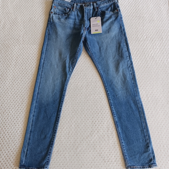Men's Levi's flex skinny light-wash Jeans size 36/32 - Picture 3 of 10
